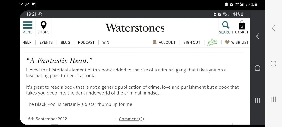 R_authorSargent's tweet photo. #TheBlackPool #CrimeFiction
#bookrecommendation #readingcommunity #BookBoost #booklover #BookLover #books #reading #BooksWorthReading #bookworm #championsleague #BookAddict https://t.co/C8ReBEtgHF