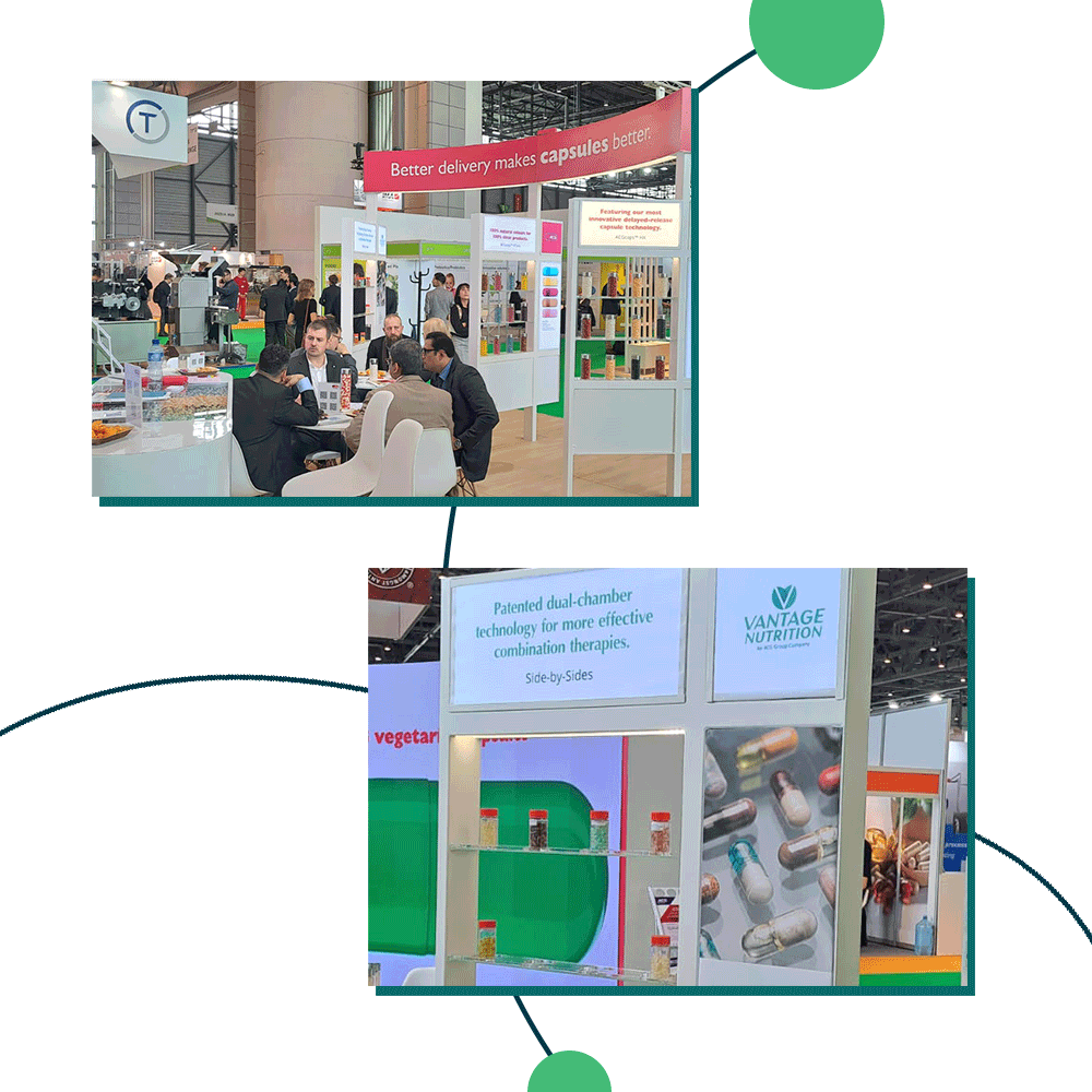 VantageNutra's tweet image. It was a great turnout at our #ACGatVitafoods with interest in our renowned #CapsuleTechnology &amp;amp; ComboCap&apos;s #Sidebysides - an efficient and convenient way to manage health and wellness. Thanks to everyone who stopped by, &amp;amp; we look forward to seeing what the event has in store!