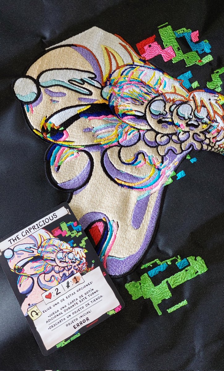 「I'm planning to auction the original emb」|biscocho 👽のイラスト
