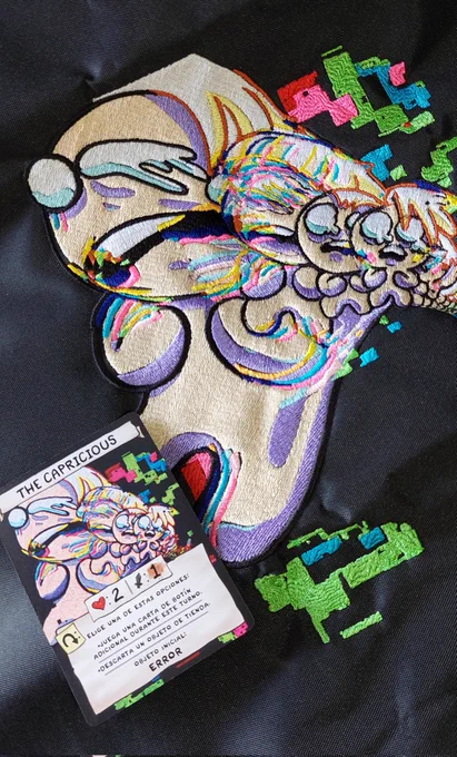 I'm planning to auction the original embroidery soon!