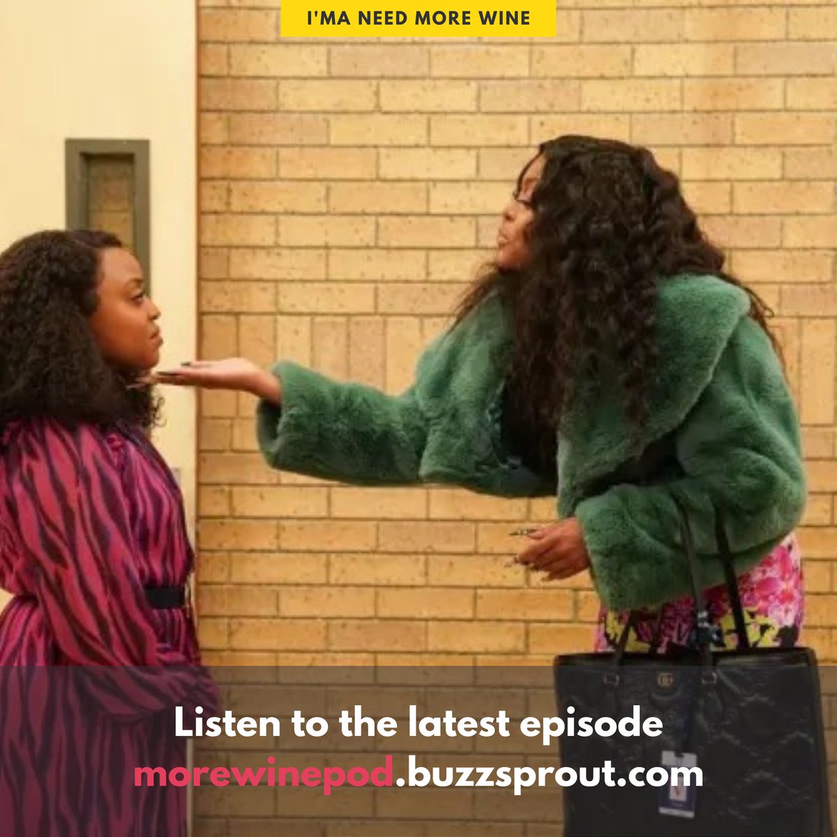 MoreWinePod's tweet photo. Happy Hump Day! In the latest episode on Season 2 of #AbbottElementary, Candi (@S0veryTIRED) talk about the amazing guest appearances, including the iconic Taraji P. Henson as Janine’s mother. Check out our full discussion at https://t.co/eKcFNqi5AK. #podsincolor https://t.co/9QnzdZm22W