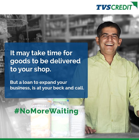 TVSCredit's tweet photo. #WaitNoMore to expand your business!

Shorten the wait time with our easy-to-avail #BusinessLoans, today!

#TVSCredit #TVSCreditLoans #NoMoreWaiting #BusinessExpansion #MSME #BusinessLoans https://t.co/F0jek0Ne86
