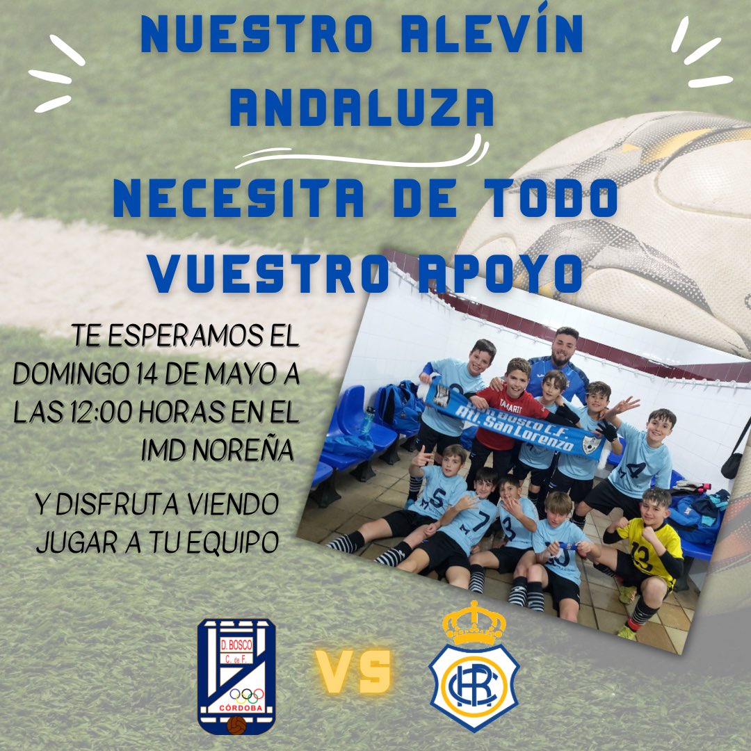 don_bosco_cf's tweet photo. La unión hace la fuerza 💪🏻
Te esperamos este domingo 14 Mayo
⏰12:00horas
🏟️IMD Noreña
Vamos blanquiazules 🤍💙
#DBCF
#SanLorenzo https://t.co/AqfG8syrow