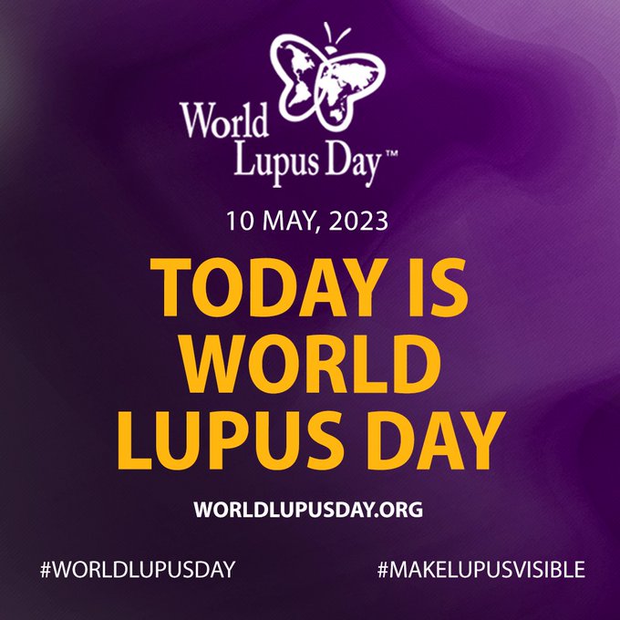 Who's wearing purple today?🌎🦋💜
Share your purple pic! 📸
#WorldLupusDay2023 #WorldLupusDay #DiaMundialDelLupus #MakeLupusVisible #DemosVisibilidadAlLupus #hablemosdeLupus #LupusAwarenessMonth #SLE #Lupus #kidsgetlupustoo #LupusAwareness #PutonPurple
#PedsRheum #RheumTwitter