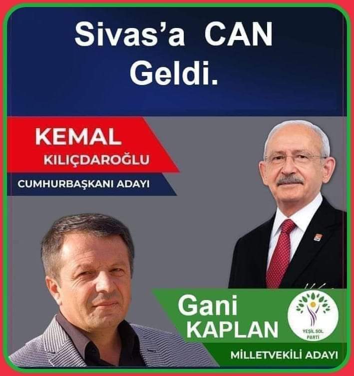 Gani4858's tweet photo. #YesilSolParti 
#BirlikteKazanacağız 
#BirlikteDeğiştireceğiz https://t.co/Grw8O5p7XY