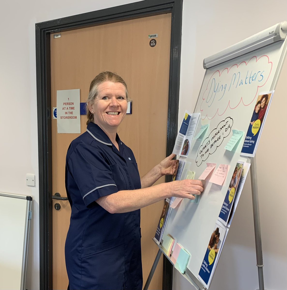 CharlotteRider7's tweet photo. Another great day at the Palliative Care ‘drop-in’ event at Bull Farm PCC. Today’s discussions about ‘bucket-lists’ and living your life for today 💕
#DyingMatters #DyingMattersAtWork #DyingMattersAwarenessWeek 
@pics_primary @midnottspbp https://t.co/yV6qbS7Md7