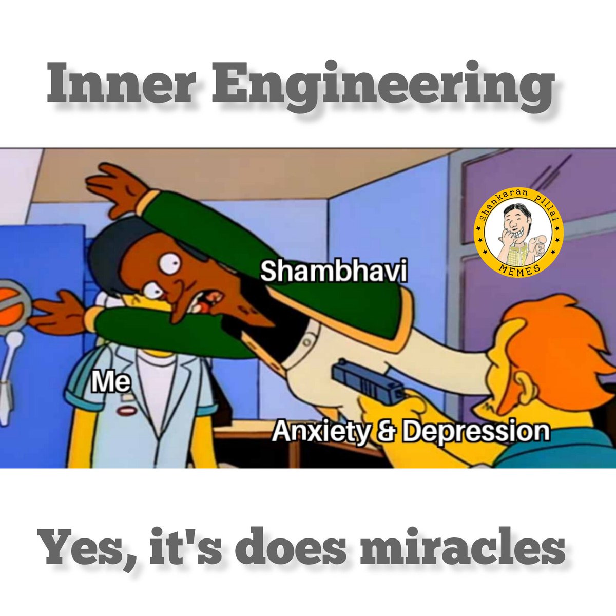 spillaimemes's tweet photo. Shambhavi Maha Mudra is a miracle for millions of people, how about you ?
Register for inner engineering here: https://t.co/s0d9chR7D0
#shankaranpillai #shambavimahamudrakriya #shankaranpillai0 #shankaranpillaimemes #spillaimemes #innerengineering #innerengineeringtelugu https://t.co/vsYDlfO1BP