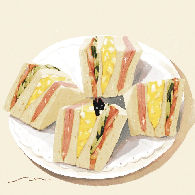 「サンドイッチ」のTwitter画像/イラスト(新着｜RT&Fav:50)｜4ページ目