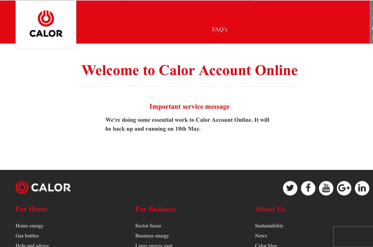 Smigegi's tweet photo. This was supposed to be back on the 9th now it’s going to be the 10th any update on when the online service will be available ? ⁦@officialcalor⁩ https://t.co/4CcQd1tW6p