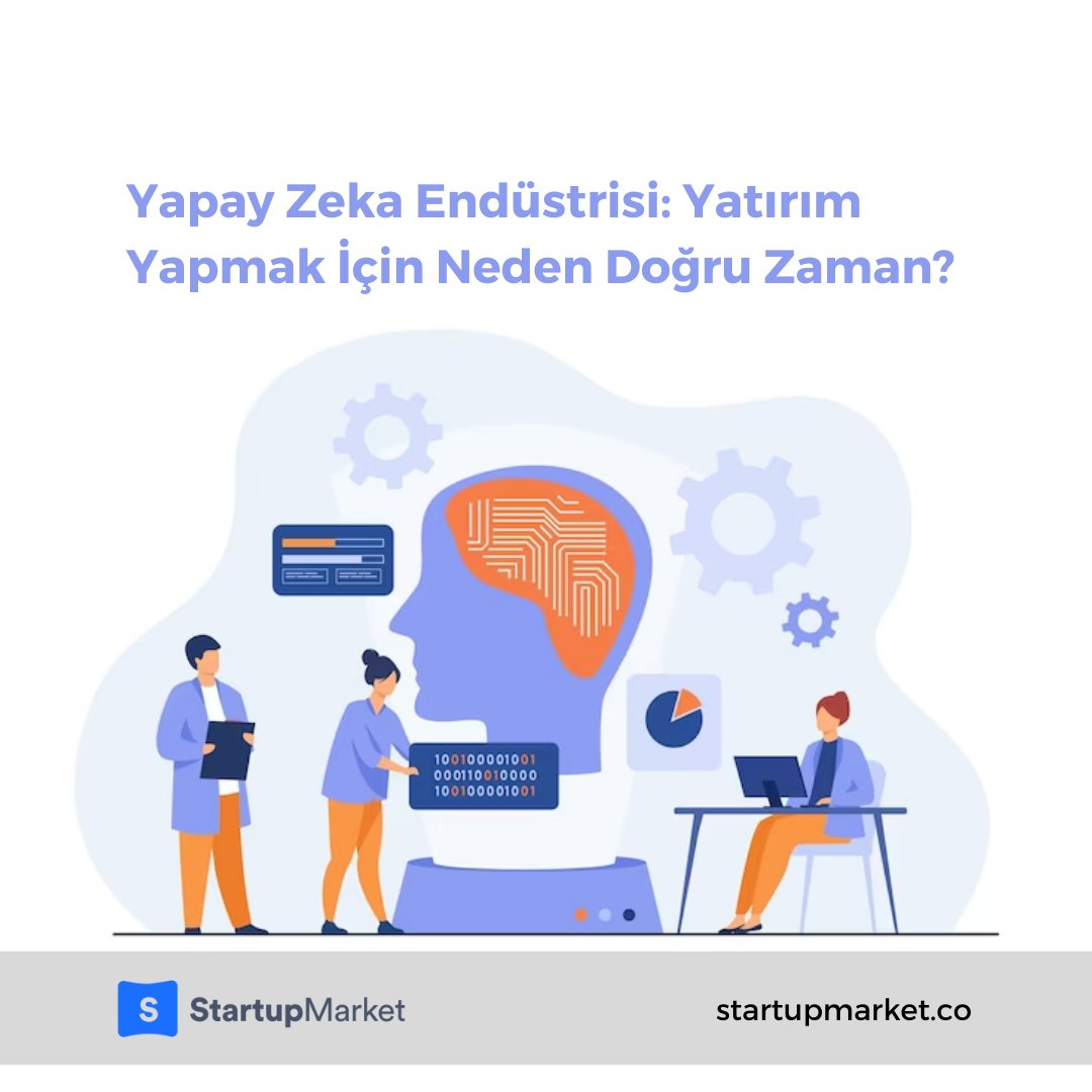 StartupMarketSM's tweet photo. Yapay Zeka Endüstrisi: Yatırım Yapmak İçin Neden Doğru Zaman?
Blog yazımızın devamına erişmek istersen: https://t.co/urteIXDF3k
#startupmarket #yatırımcı #startupworld #investors #startupblog https://t.co/4b2gDcJUcv