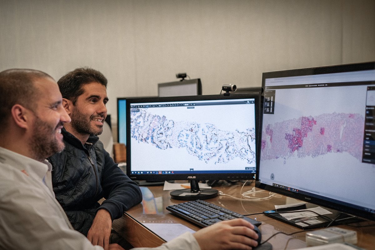 Catarina Eloy, MD,PhD (@eloycatarina) on Twitter photo Pathologists were chatting with excitement as if they were reporting for the first time. After 3 years reporting in a pure digital environment, we started to doing it with the help of AI. Again, a victory from our incredible people! (<a href="/PoloniaAntonio/">A. Polónia</a> & <a href="/JPintoPath/">João Correia Pinto</a> & Paige) Pathologists were chatting with excitement as if they were reporting for the first time. After 3 years reporting in a pure digital environment, we started to doing it with the help of AI. Again, a victory from our incredible people! (<a href="/PoloniaAntonio/">A. Polónia</a> & <a href="/JPintoPath/">João Correia Pinto</a> & Paige)
