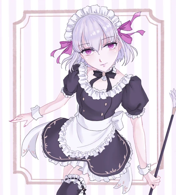 メイドの日なのでカーマちゃん(ミステイク)描いた  #メイドの日 #FGO