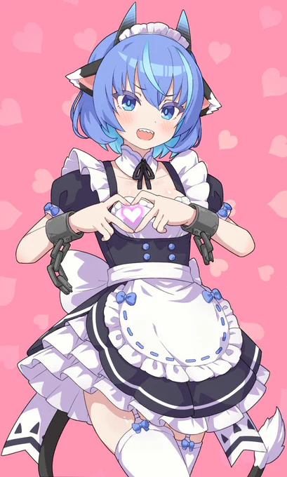 ギザ歯メイド #メイドの日