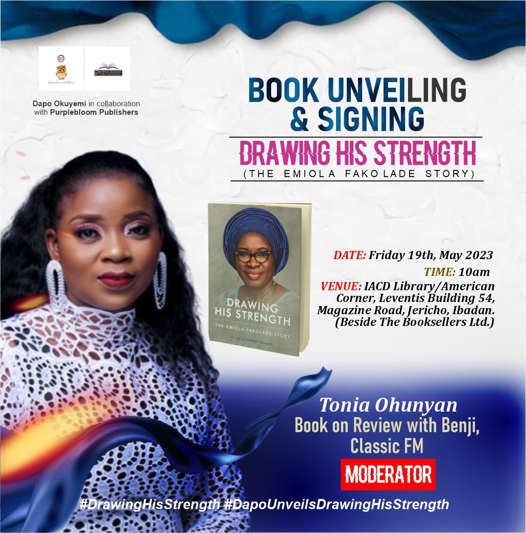 BORWithBenji's tweet photo. Hello Ibadan! Drawing His Strength is coming to you!!!
We #BOR w @iambenjaminokoh @prettytonia01 are coming as well…
Frid 190523 at 10am
: IACD Library/American
Corner, Leventis Building 54,
Magazine Road, Jericho, Ibadan
#DrawingHisStrength
#DapoUnveilsDrawingHisStrength https://t.co/kmKPiXHUAv