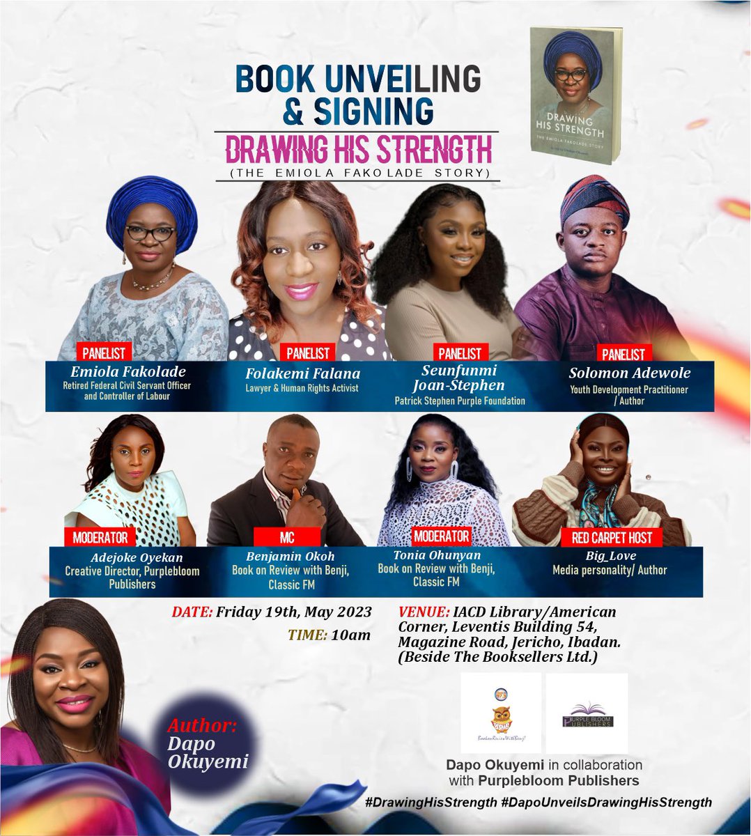 BORWithBenji's tweet photo. Hello Ibadan! Drawing His Strength is coming to you!!!
We #BOR w @iambenjaminokoh @prettytonia01 are coming as well…
Frid 190523 at 10am
: IACD Library/American
Corner, Leventis Building 54,
Magazine Road, Jericho, Ibadan
#DrawingHisStrength
#DapoUnveilsDrawingHisStrength https://t.co/kmKPiXHUAv