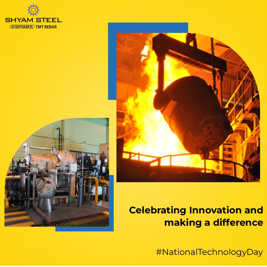 shyamsteel's tweet photo. On this National Technology Day , let’s encourage the development of science and technology to build a sustainable future for the nation.
#InternationalTechnologyDay #TechnologyDay #TechnologyDay2023 #Technology #ShyamSteel #flexiSTRONG #TMTBars #Hamesha_Ke_Liye_Strong https://t.co/sHAL2XhrYQ
