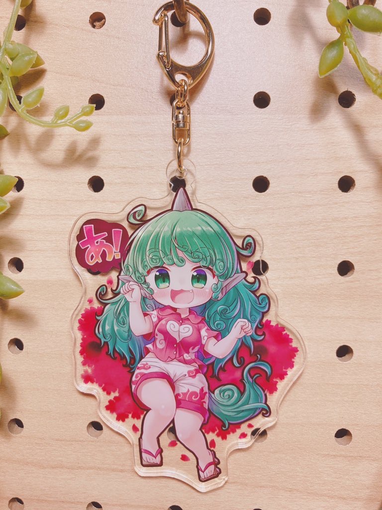 高麗野あうん 「今更だけど俺あうんちゃんとわかさぎ姫はフィギュアとグッズどっちも作ってるんやな」|アリヌ🍠例大祭せ43abのイラスト