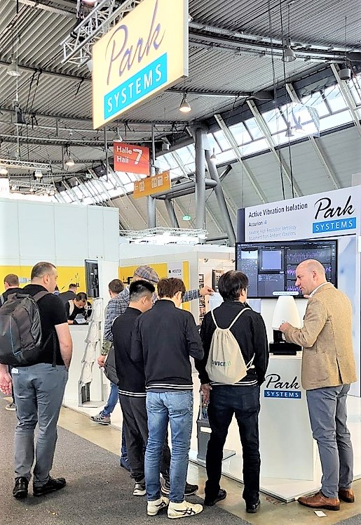 Park_Systems's tweet image. #CONTROL2023: our team at booth #7420 explains why Accurion active vibration isolation (#AVI) system is highly effective vibration control for sensitive equiment and showcases  the unique automation features for nanoscale imaging via FX40 Automatic #AFM:
okt.to/NManTu