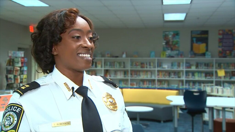 APD's Timya Robinson has been promoted to captain making her the first black female police captain in Atlanta history.