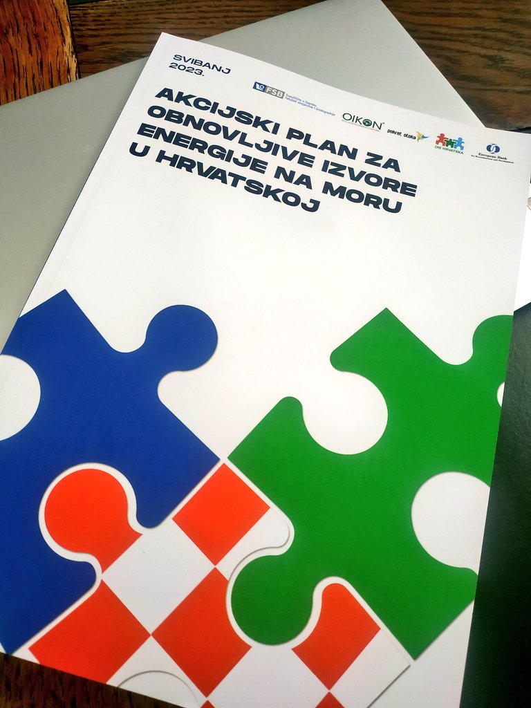 It's here 🎉🌊
Action plan on offshore RES brings all opportunities, challenges, stakeholders and future plans for development of offshore RES.
The future is starting now!
Thanks to <a href="/EBRD/">The EBRD</a> <a href="/fsb_unizg/">FSB</a> <a href="/OikonLtd/">OIKON Ltd.</a> <a href="/PokretOtoka/">Pokret Otoka / Island Movement</a> <a href="/oie_hr/">Obnovljivi izvori energije Hrvatske/RES Croatia</a>