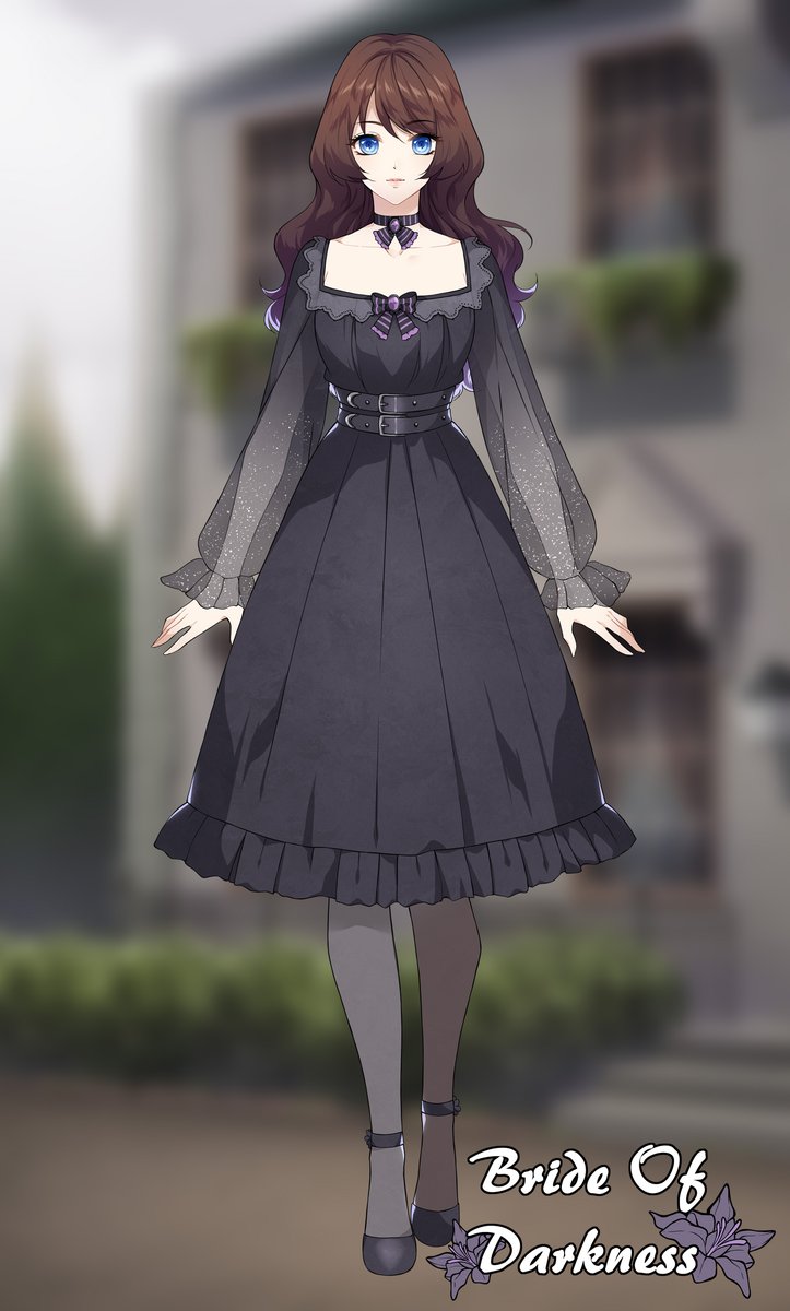 The new costume of the MC from the chapter two 💜

store.steampowered.com/app/2111200/Br…

#otome #visualnovel #IndieGameDev #indiedeveloper