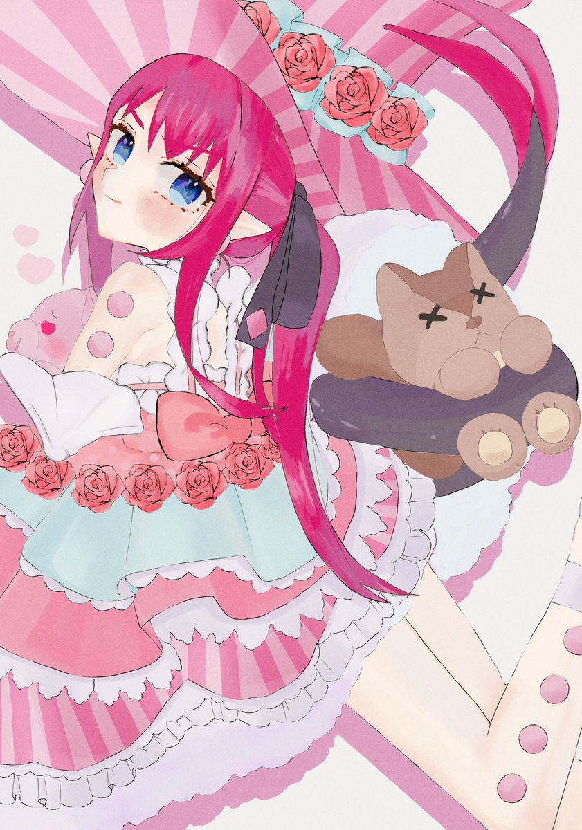 elizabeth_bathory_(fate) ,悪魔ランサー 「エリちゃん強化おめでたい私も便乗して再掲〜誕生日前に強化だなんて運営さんありがと」|みそむのイラスト