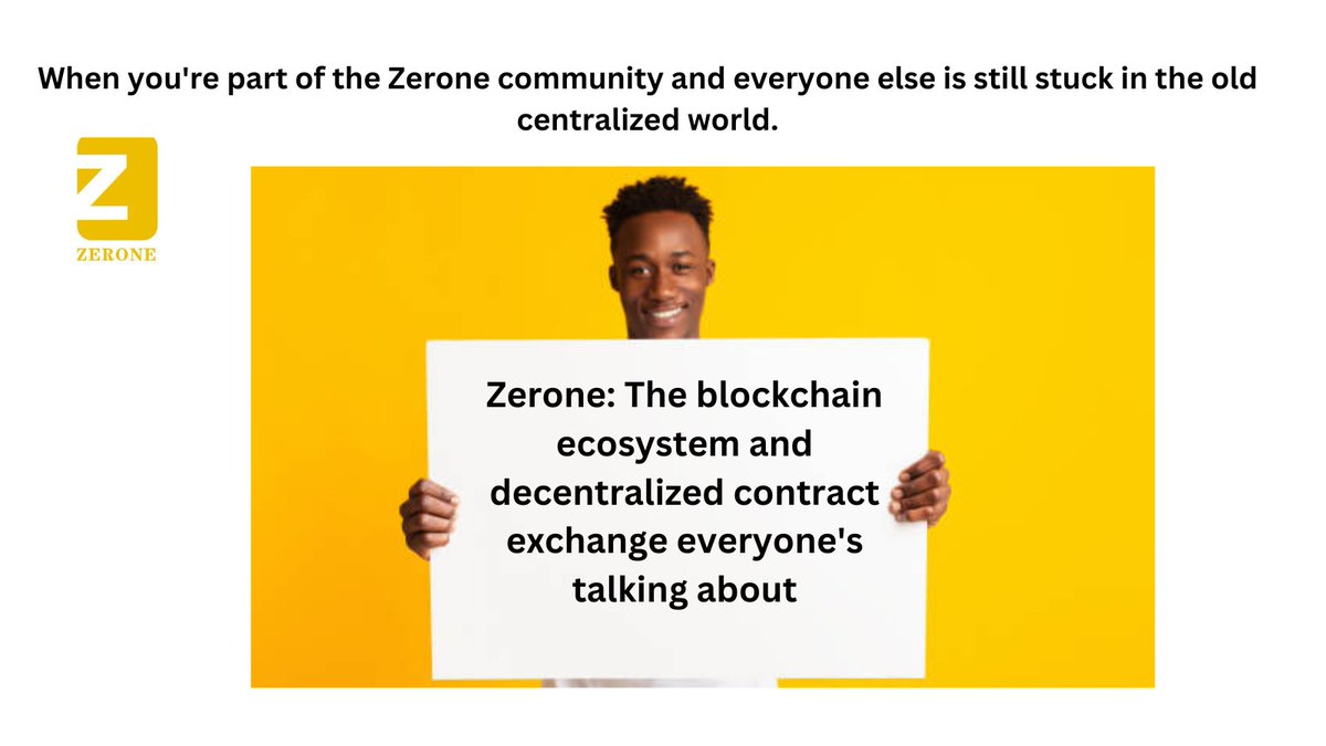 Kenny_Tomide's tweet image. ZERONE the Decentralized Trading Protocol, Hybrid Perpetual Contract, and Contract Design
A thread -
ZERONE protocol enables direct trading of diverse assets across blockchains and geographical borders, without intermediaries. #ZERONE #DecentralizedTrading