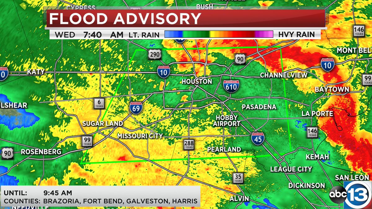 Houston Weather on Twitter "A Flood Advisory is in effect until May 10