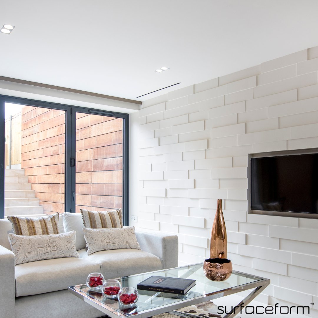 Surfaceform's tweet photo. Relief - Random Block - The Avenue Ealing📍

Check out this amazing feature wall - the brick like look created with our relief plaster - random block. What an amazing finish!

#surfaceform #reliefplaster #polishedplaster #London https://t.co/0VjvM19AZO