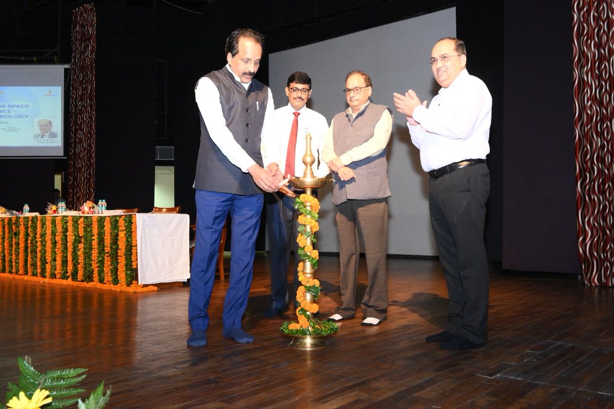 iitroorkee's tweet photo. On 8th May 2023, Chairman of Indian Space Research Organisation (ISRO) and Secretary of Department of Space (Govt. of India), Shri S. Somanath visited IIT Roorkee, inaugurated the Center for Space Science and Technology, released the book “Research Area in Space 2023” https://t.co/epebERTtVU
