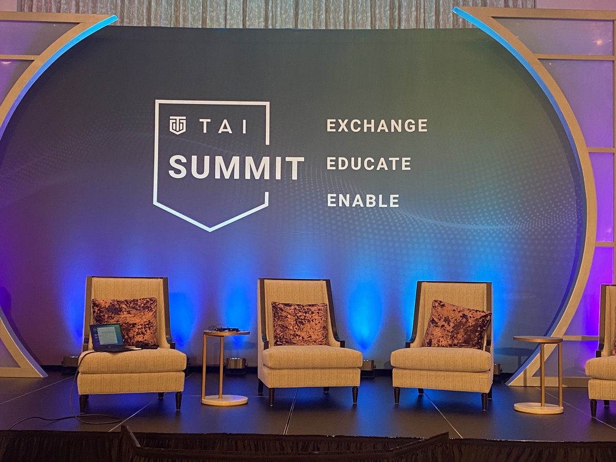 CMurumets's tweet photo. Very excited to kick off our first in person TAI event since 2019!! https://t.co/WbKVFIRvvv