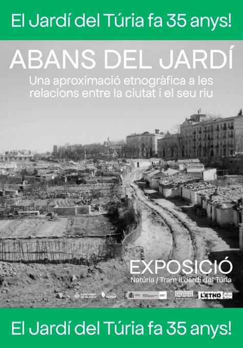 VLCVerda's tweet photo. 📷 'Abans del jardí', l'exposició que acull #Natúria a partir de demà al #JardídelTuria. La mostra s'ha dissenyat en col·laboració amb l'@letnomuseu.
#35anysTúria🌿#ValènciaVerda
🗓️ Horaris:
De dilluns a dissabte: 10-14h | 16-20h 
Diumenges: 10-14h
🔗https://t.co/Qw447VrWIE https://t.co/yqXCXUee1V