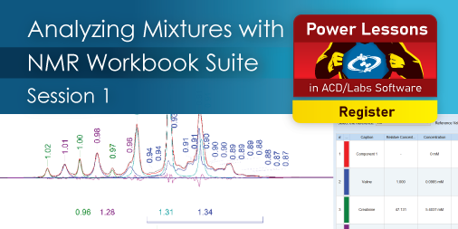 ACDLabs's tweet image. May means #PowerLessons are back 😎

Join us this Thursday for tips and tricks to make the most out of NMR Workbook Suite! Register here: bit.ly/3wi250G