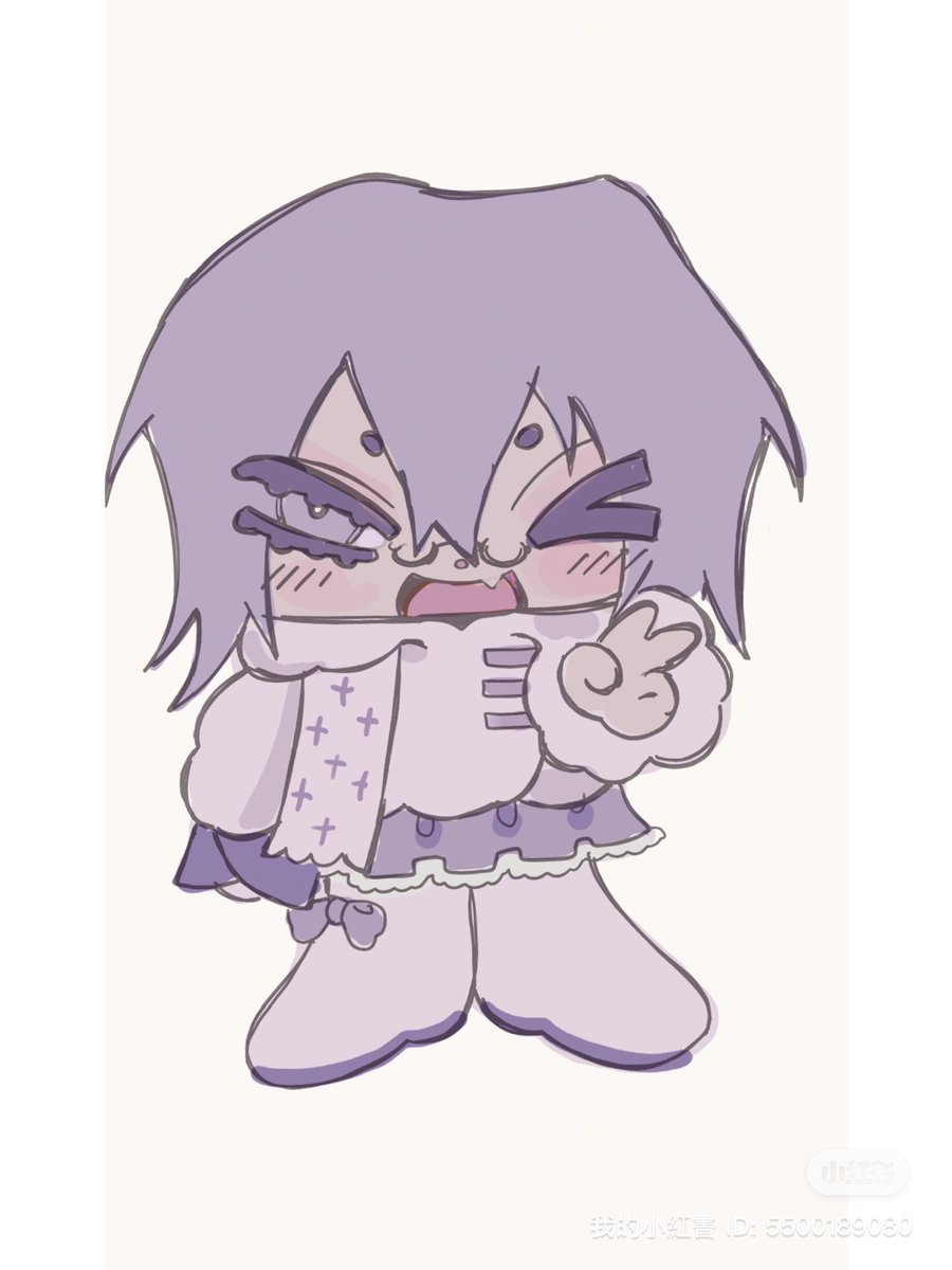 Custom design for Toyhouse user 
🤍💜
#commission #commissionart #characterdesign #artistsoftwitter #artistsontwitter #procreateart #procreate