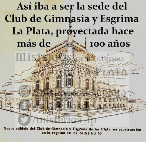Así era el edificio que se proyectó para sede del Club de Gimnasia y Esgrima La Plata, hace más de 100 años. 

#laplata #ciudaddelaplata #historiadelaplata #misteriosdelaplata #misteriosplatenses #gelp #clubdegimnasiayesgrimalaplata #gimnasialaplata #gimnasiayesgrimalaplata