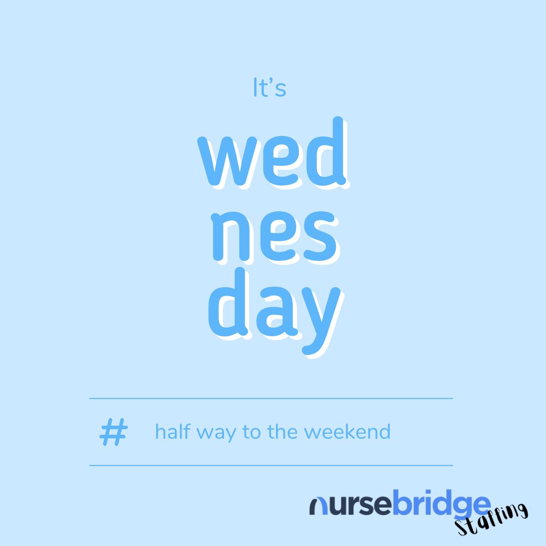 Happy Hump Day, Nurses! 🎉 Let's give a shoutout to all our hardworking healthcare heroes who keep the healthcare wheel turning every day! 💉 Keep calm and nurse on! ❤️ #WednesdayMotivation #NurseLife