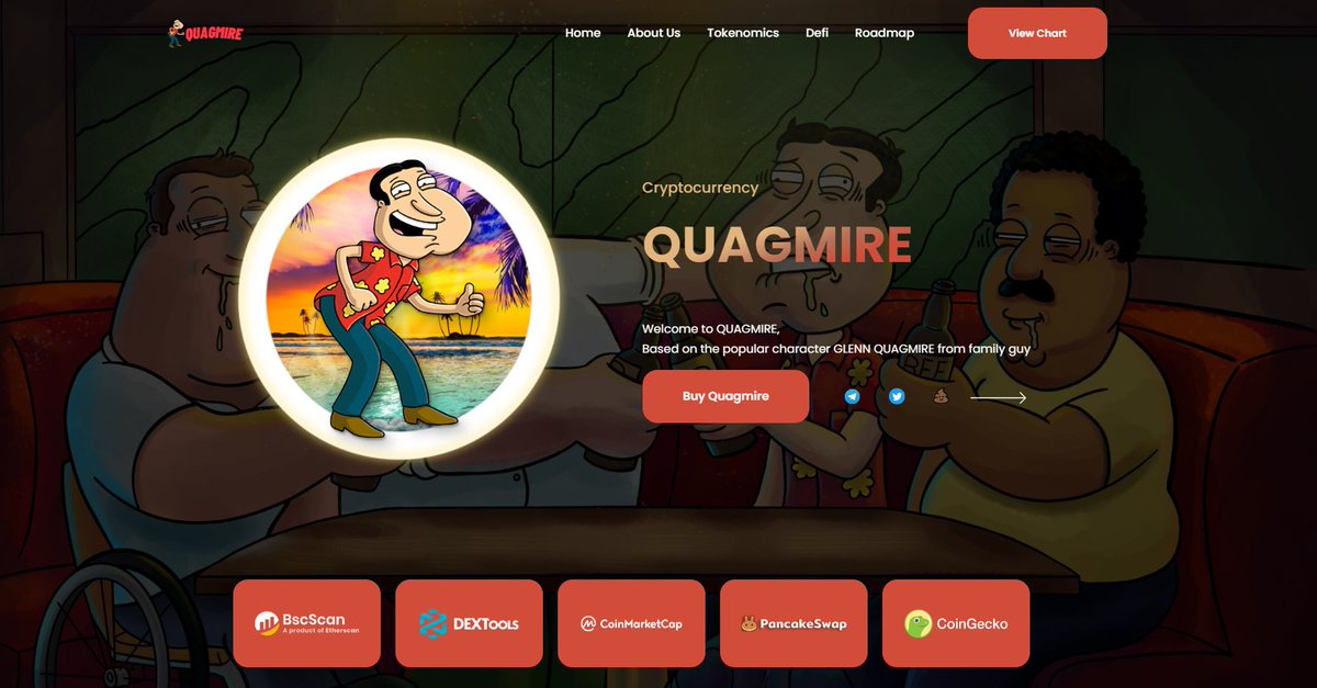 QuagmireBSC's tweet photo. Our website is live now, go check it out!

https://t.co/yba16V8P3g

#BSC #BSCGemAlert #Moonshot #CoinGecko #CoinMarketCap #1000xgem #100x #eth #BinanceSmartChain #BSCGEMS #Binancesmartchain #pancakeswap #GIGGITY #QUAGMIRE https://t.co/qNQqTmjIoE