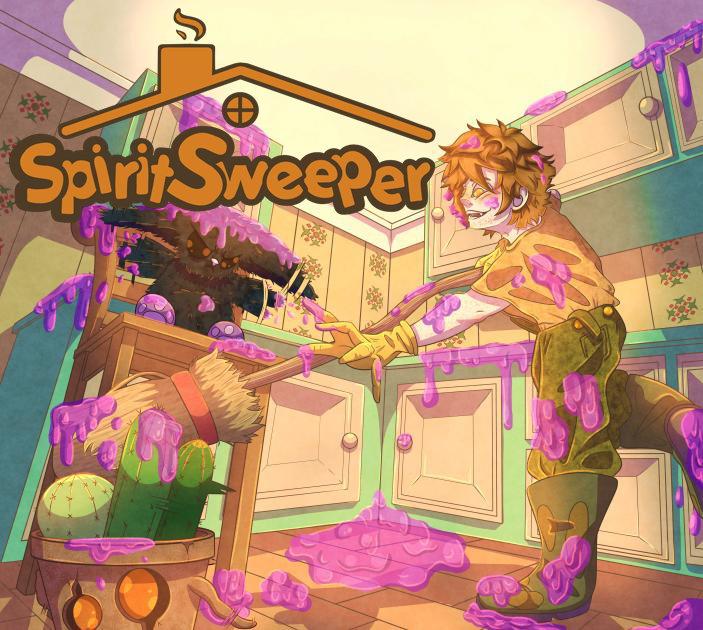 _StrangeFolk's tweet photo. @ClaudiaTheDev We're a team of ten soon to graduate students who have recently started an #IndieDev studio! 

Our #IndieGame, SpiritSweeper, is a cosy exploration and cleaning game, in which you can explore houses, clear away spirit mess and deck out your treehouse! 🌟 https://t.co/jpuDzmxY7g