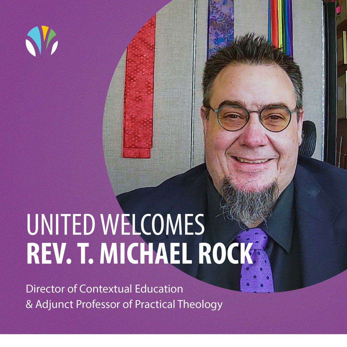 unitedtheologic's tweet photo. We are pleased to announce that Rev. T. Michael Rock has assumed a new position at United. Effective May 1, he is Director of Contextual Education and Adjunct Faculty for Practical Theology.

Welcome Rev. T. Michael Rock! https://t.co/koyxnR8zRC