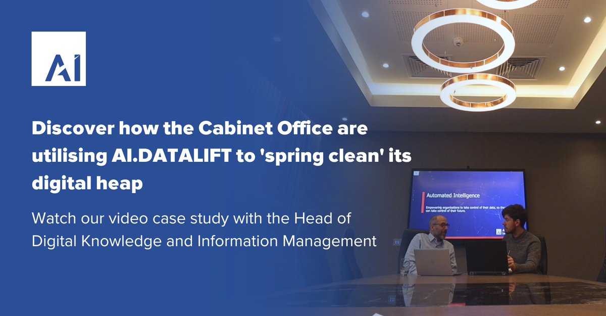 IRMSConference's tweet image. @automatedintel&apos;s latest case study discusses challenges the Cabinet Office faced. Head of Digital Knowledge &amp;amp; Information Management David Canning discusses the #digitalheap. #casestudy #ukgovernment #ukpublicsector #software #cabinetoffice #aidatalift ow.ly/7IOz50OfOs2
