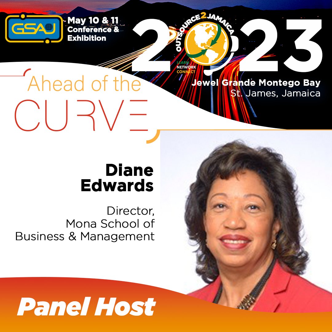 Outsource2Ja's tweet photo. Let's give it up for one of our Panel Hosts, Diane Edwards! 

#TODAY #O2JaConference @jewelgrandejamaica https://t.co/ovgH9YUzGL