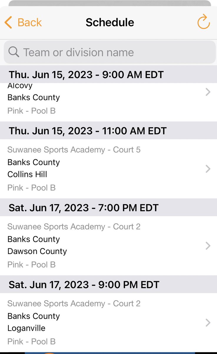 BC Girls' Basketball (@girls_bc) on Twitter photo College coaches: our <a href="/girlsgbcalive/">GBCA Girls Live Event</a> event games have been released. Please come out to see some of our talented 2024-2027 athletes on June 15 and 17!
<a href="/KyleSandy355/">Kyle Sandy</a> <a href="/UNGWBB/">UNG Women's Hoops</a> <a href="/PiedmontWBB/">Piedmont WBB</a> @ccgawomensbball @TMUwbkb <a href="/YHC_Wbb/">Young Harris WBB</a> <a href="/gcsuwbb/">GCSU Women’s Basketball</a> <a href="/BerryWBB/">Berry Women's Basketball</a> <a href="/TFCWBB/">Toccoa Falls Women's Basketball</a>
<a href="/EC_WomensBball/">EC Women’s Basketball</a> College coaches: our <a href="/girlsgbcalive/">GBCA Girls Live Event</a> event games have been released. Please come out to see some of our talented 2024-2027 athletes on June 15 and 17!
<a href="/KyleSandy355/">Kyle Sandy</a> <a href="/UNGWBB/">UNG Women's Hoops</a> <a href="/PiedmontWBB/">Piedmont WBB</a> @ccgawomensbball @TMUwbkb <a href="/YHC_Wbb/">Young Harris WBB</a> <a href="/gcsuwbb/">GCSU Women’s Basketball</a> <a href="/BerryWBB/">Berry Women's Basketball</a> <a href="/TFCWBB/">Toccoa Falls Women's Basketball</a>
<a href="/EC_WomensBball/">EC Women’s Basketball</a>