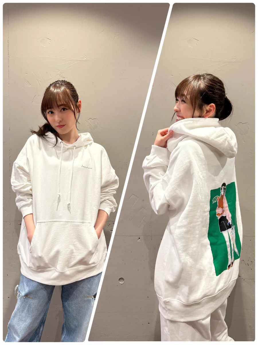 ゆ*ゆ様 福原遥　オフィシャルグッズ　セットアップスエット　Mサイズパーカー　2 FvxK9zVaEAEx3P8?format=webp&