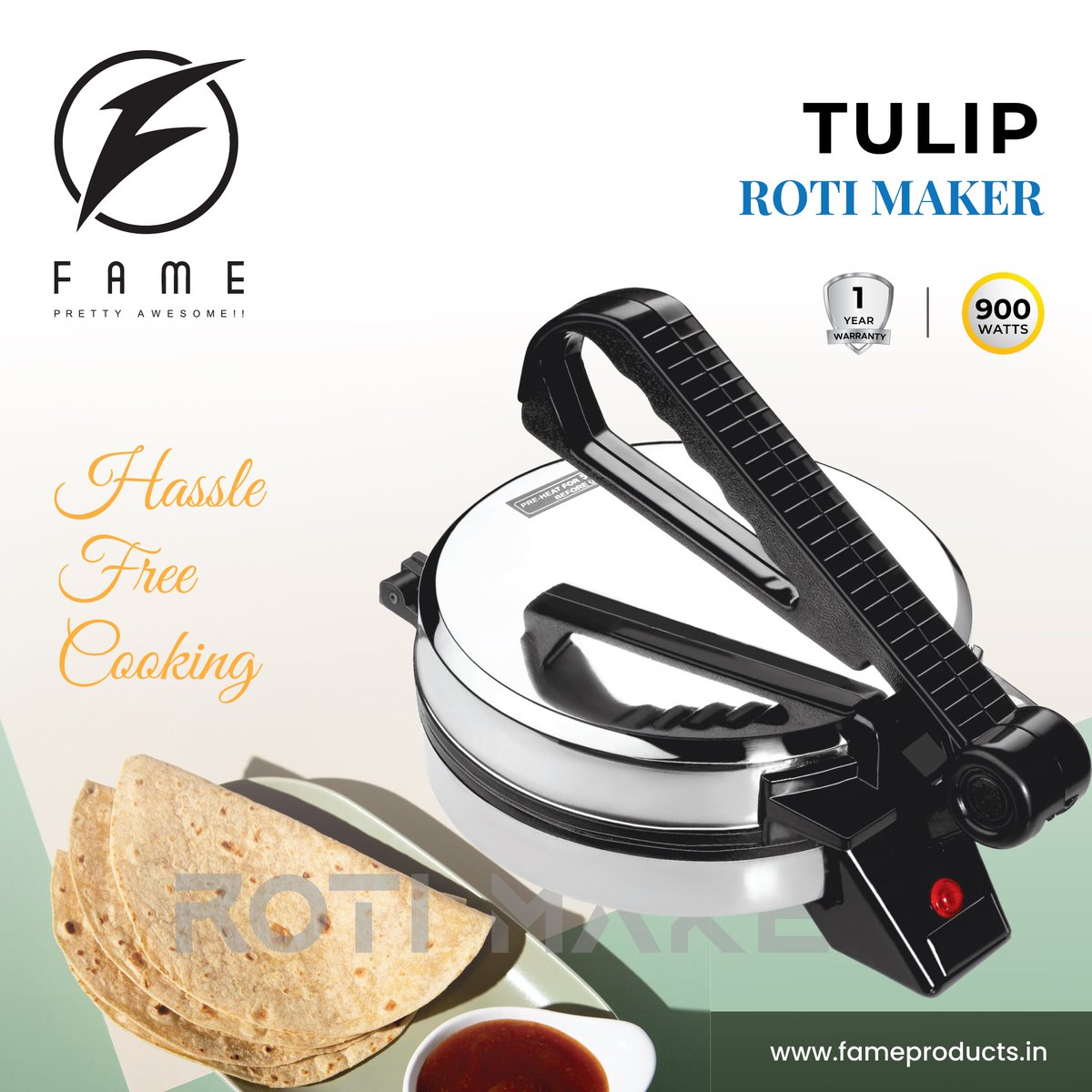 fame_products's tweet photo. Getting the advanced Fame "TUOLIP" roti maker is the good decision you will ever make. You can make rotis, pancakes, uttapams, and more easily. It's so easy to use, you'll never go back to the old way.
#fame #kitchenware #rotimaker #fameproducts #roti #homeware https://t.co/96XFKykItj