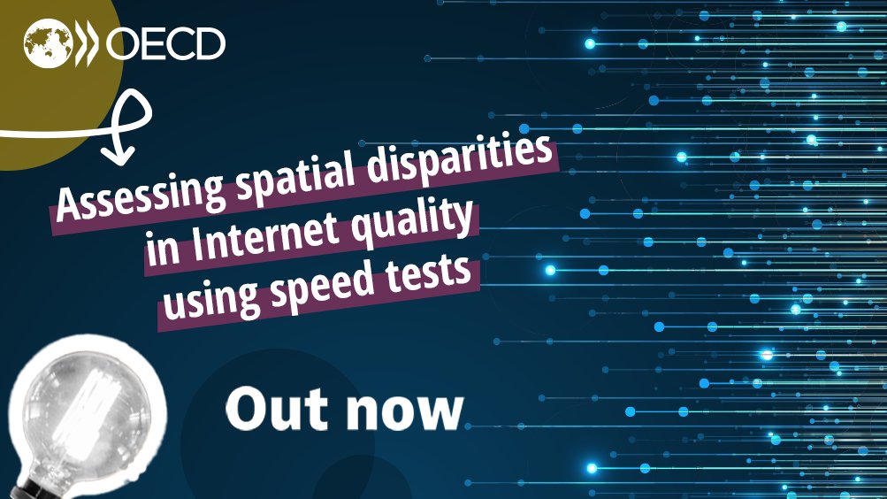OECD_local's tweet photo. 💡 #DYK? Internet speeds in regions far from metropolitan areas can be 24% slower than the national average.

Our new report looks at the speed of #internet connections and spatial disparities in OECD countries.

📕 https://t.co/PtTTnMBzV5 https://t.co/JeoydbYdlz