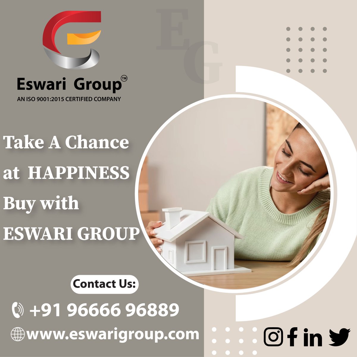 eswari_group's tweet photo. We all love our favourite things, and favourite things at your new home feels like heaven. Call #ESWARIGROUP now for details
Phone: 9666696889
Website:https://t.co/l5MHttkCot
#BudgetFlatsforsaleinVisakhapatnam #BudgetFlatsforsale #topbuildersinvisakhapatnam #TopBuilders https://t.co/srIRDaSYNp