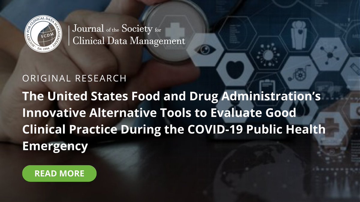 SCDM_DataDriven's tweet photo. Did you know that the COVID-19 pandemic affected the ability of the U.S. Food and Drug Administration to conduct on-site good clinical practice (GCP) inspections?
The article published on #JSCDM on "The United States Food and Drug Administration’s Innovative Alternative Tools to Evaluate Good Clinical Practice During the COVID-19 Public Health Emergency" sheds light on the significant role that alternative tools have played in GCP activities supporting the review of marketing applications during the COVID-19 public health emergency.
📑Read the full article of the original research on JSCDM: https://t.co/5wVFa0xGW8
#FDA #GCP #clinicaltrials #healthcare #pharmaceuticals