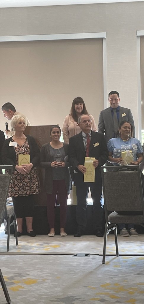 penderschools's tweet photo. Congratulations to PCS Coordinator of Migrant Education and Title 1 Parent Support Laura Gutierrez - Ms. Gutierrez was honored at the NC MEP Summit for her 14yrs of service to the Migrant Education Program in Pender County ππ#PCSPride https://t.co/oGz7mJauaG