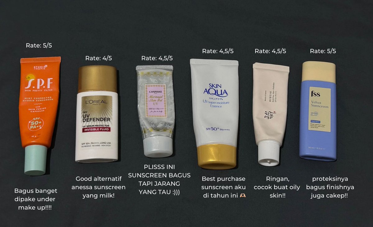 sukaskincarean's tweet photo. Mau ngeracunin sunscreen yang proteksinya bagus buat panas panasan, nggak bikin kusem sama sekali dan yang  bagus dipakai pas under make up!

Harga mulai dari 100 ribuan ✨ https://t.co/NZWMbq1tSd