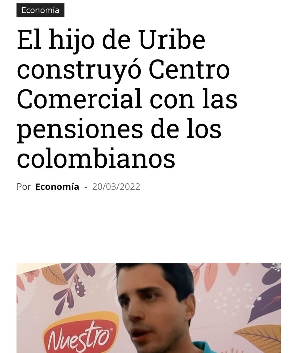 Parte del sueldo de trabajadores colombianos que van a pensiones se lo gastaban los hijos de Uribe y no escuché a @ANDI_Colombia decir que se quebraban las empresas.